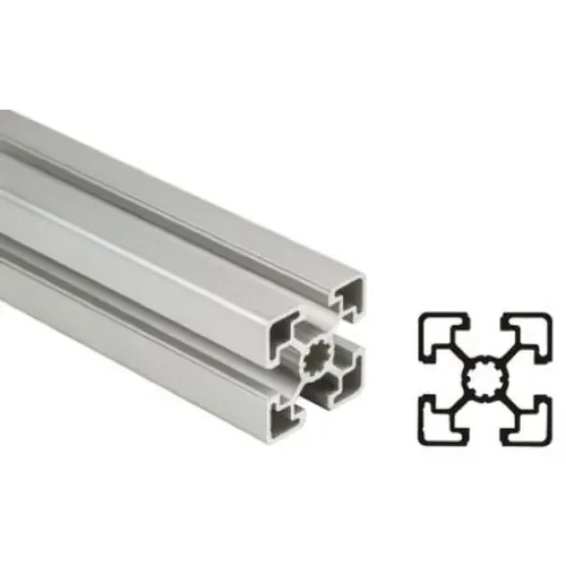 Bosch Rexroth Silver Aluminium Profile Strut, 45 x 45 mm, 10mm Groove, 2000mm Length - 3842992425/2000 product image