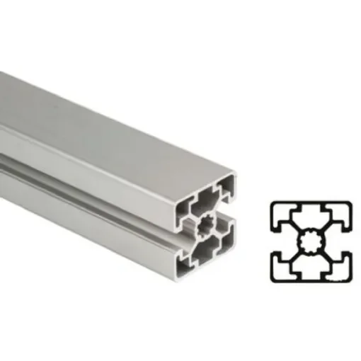 Bosch Rexroth Silver Aluminium Profile Strut, 45 x 45 mm, 10mm Groove, 2000mm Length - 3842992403/2000 product image