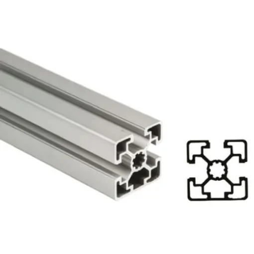 Bosch Rexroth Silver Aluminium Profile Strut, 45 x 45 mm, 10mm Groove, 2000mm Length - 3842992404/2000 product image