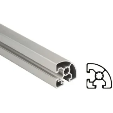 Bosch Rexroth Silver Aluminium Profile Strut, 45 x 45 mm, 10mm Groove, 2000mm Length - 3842992897/2000 product image