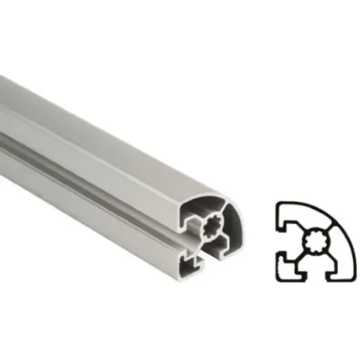 Bosch Rexroth Silver Aluminium Profile Strut, 45 x 45 mm, 10mm Groove, 2000mm Length - 3842992897/2000 product image