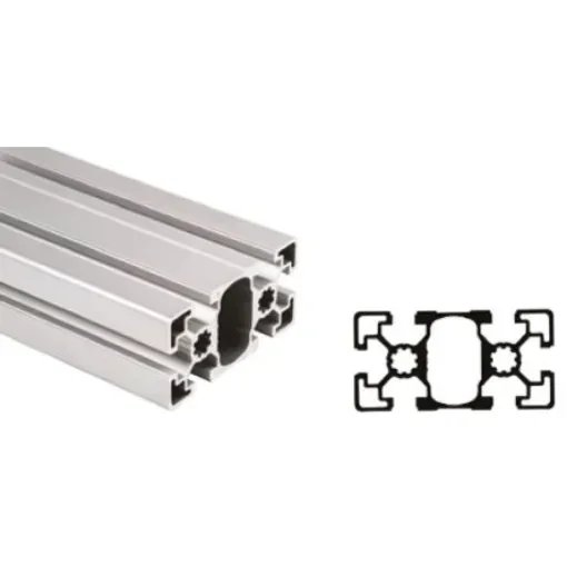 Bosch Rexroth Silver Aluminium Profile Strut, 45 x 90 mm, 10mm Groove, 2000mm Length - 3842992432/2000 product image