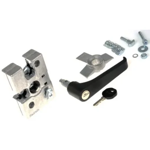 Bosch Rexroth Die Cast Zinc, Galvanised Steel Door Lock, 8mm Slot, 30 mm, 45 mm Strut Profile - 3842525822 product image