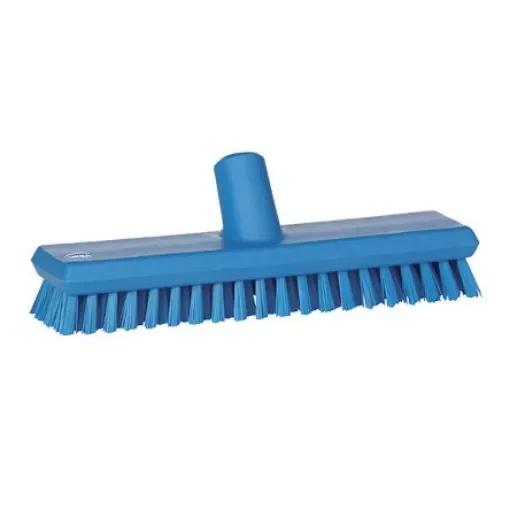 Vikan Hard Bristle Blue Scrubbing Brush, 24mm bristle length, PET bristle material - 70413 product image