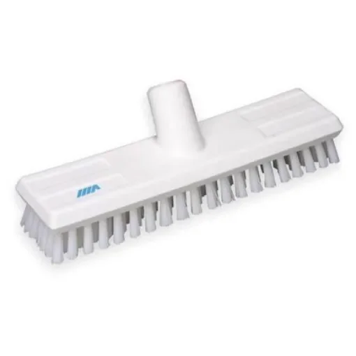 Vikan Hard Bristle White Scrubbing Brush, 24mm bristle length, PET bristle material - 70415 product image