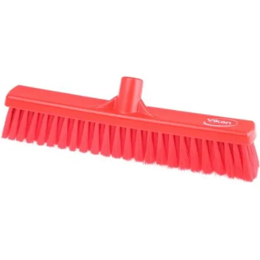 Vikan Broom, Red With PET Bristles for General Purpose - 31794 product image