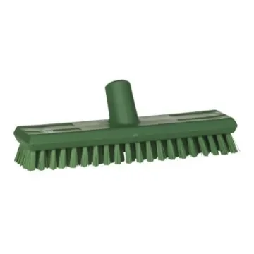 Vikan Hard Bristle Green Scrubbing Brush, 24mm bristle length, PET bristle material - 70412 product image