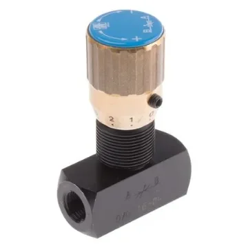 RS PRO Inline Mounting Hydraulic Flow Control Valve, G 1/8, 7.8L/min - 3907667 product image