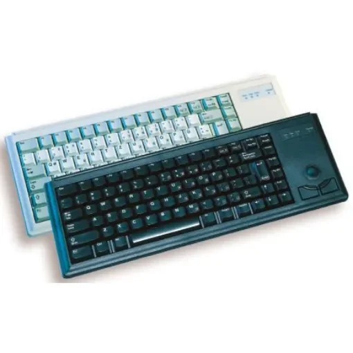 Cherry Wired PS/2 Compact Trackball Keyboard, QWERTZ, Black - G84-4400LPBDE-2 product image
