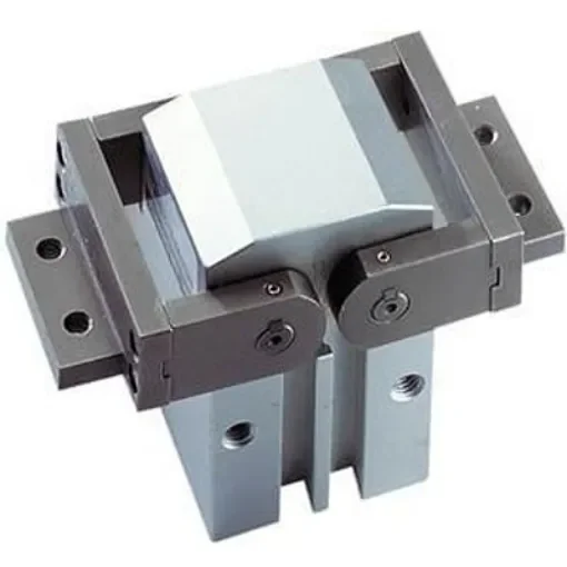 SMC 2 Finger Double Action Pneumatic Gripper, MHW2-20D1, Angle Gripping Type product image