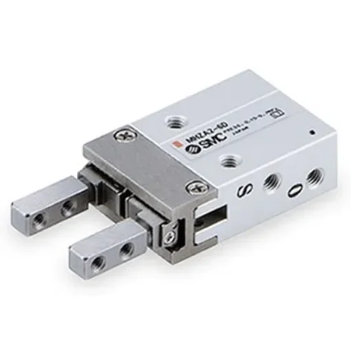SMC 2 Finger Double Action Pneumatic Gripper, MHZA2-6D, Parallel Gripping Type product image