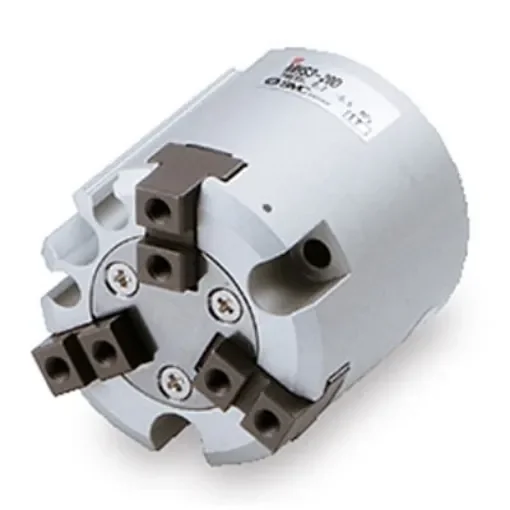 SMC 3 Finger Double Action Pneumatic Gripper, MHS3-63D, Parallel Gripping Type product image