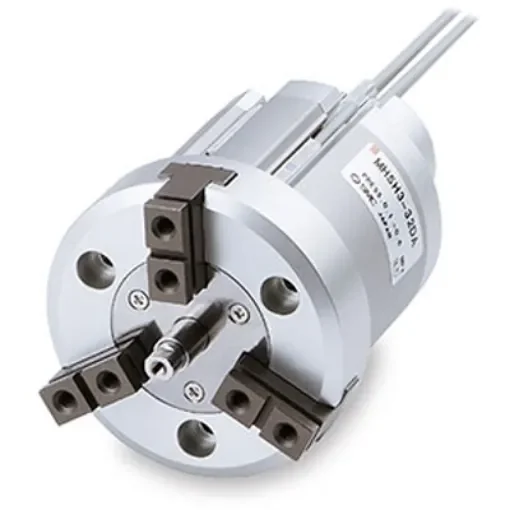 SMC 3 Finger Double Action Pneumatic Gripper, MHSH3-32DA, Parallel Gripping Type product image