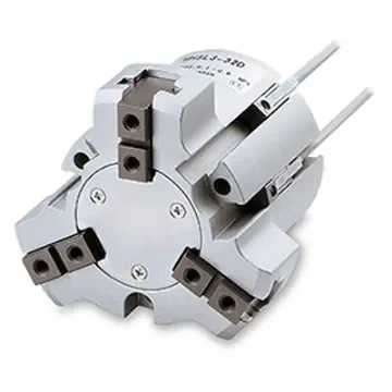 SMC 3 Finger Double Action Pneumatic Gripper, MHSL3-20D, Parallel Gripping Type product image