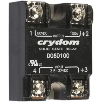 Sensata Crydom D06D Series Solid State Relay, 100 A Load, Surface Mount, 60 V dc Load, 32 V Control - D06D100 product image