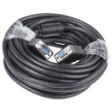Roline Male VGA to Female VGA Cable, 10m Black - 11.04.5360-5 product image