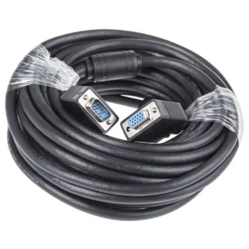 Roline Male VGA to Female VGA Cable, 10m Black - 11.04.5360-5 product image