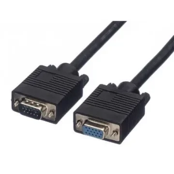 Roline Male VGA to Female VGA Cable, 10m Black - 11.04.5310-5 product image