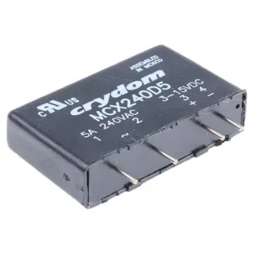 Sensata Crydom MCX Series Solid State Relay, 5 A Load, DIN Rail Mount, 280 V Load, 15 V Control - MCX240D5 product image