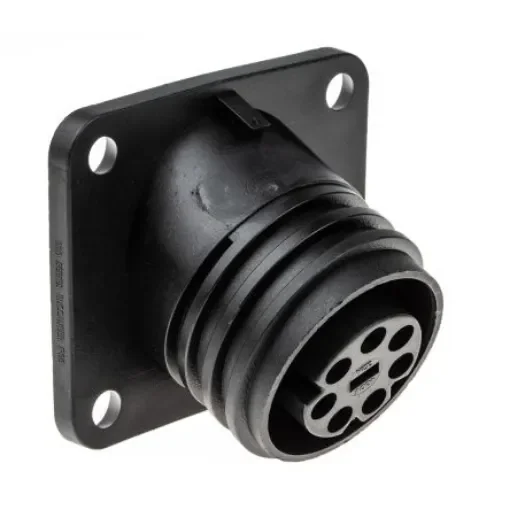 Bulgin Circular Connector, 7 Contacts, Flange Mount, Socket, Female, IP68, Buccaneer 900 Series - PX0941/07/S product image