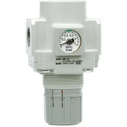 SMC Rc 1/8 Pneumatic Regulator - 0.02MPa to 0.85MPa, 1MPa max. input, AR20K-01BG-B product image