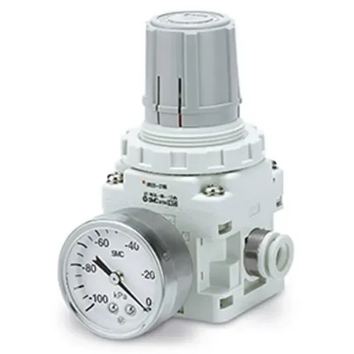 SMC Metric M8 port 240L/min Vacuum Regulator, -1.3kPa to -100kPa - IRV20-C08 product image