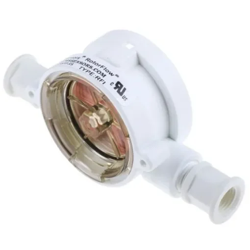 Gems Sensors RFI Series RotorFlow Flow Indicator for Liquid, 2 L/min Min, 20 L/min Max - 155420BSPP product image