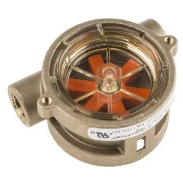 Gems Sensors RFI Series RotorFlow Flow Indicator for Liquid, 2 L/min Min, 20 L/min Max - 142541BSPP product image