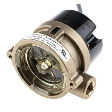 Gems Sensors RFO Series RotorFlow Electronic Flow Sensor for Liquid, 2 L/min Min, 20 L/min Max - 156261BSPP product image