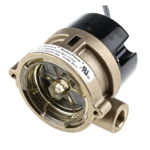 Gems Sensors RFO Series RotorFlow Electronic Flow Sensor for Liquid, 2 L/min Min, 20 L/min Max - 156261BSPP product image