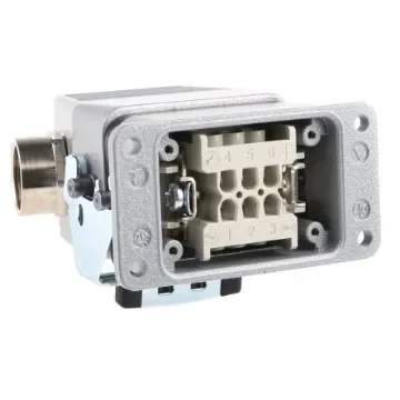 EPIC Connector Set, 6 Way, 16A, Female to Male, H-BE, 440 V - 19012000 + 10003000 + 10191000 product image