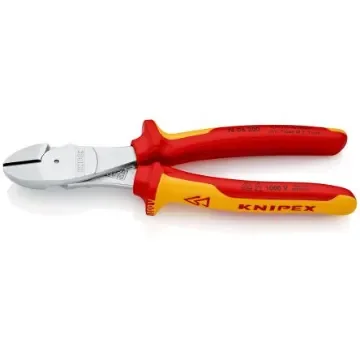 Knipex Knipex VDE/1000V Insulated High Leverage Diagonal Cutter - 74 06 200 product image