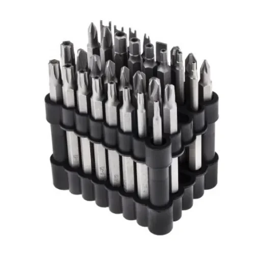 MTI Driver Bit Set 32 Pieces, Hexagon, Phillips, Pozidriv, Slotted, Tightener, Torq Set, Torx-Bo, Tri-Wing - 560-201 product image