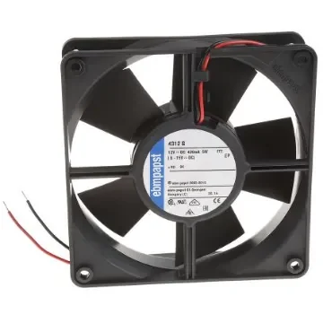 ebm-papst 4300 Series Axial Fan, 12 V dc, DC Operation, 170m³/h, 5W, 333mA Max, 119 x 119 x 32mm - 4312G product image