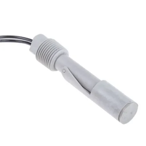 Sensata Cynergy3 RSF80 Series Horizontal Polyphenylene Sulfide Float Switch, Float, 1m Cable, NO/NC, 240V ac Max, 120V - RSF86Y100R product image