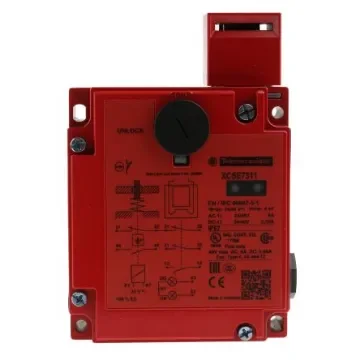 Telemecanique Sensors XCS-E Series Solenoid Interlock Switch, Power to Unlock, 24V ac/dc, Actuator Included - XCSE7311 product image