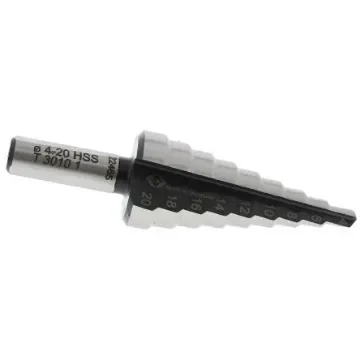 CK HSS Step Drill Bit 4mm x 20mm - T3010 1 product image