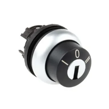 Eaton RMQ Titan 3-position Key Switch Head, Latching, 22mm Cutout - 78635857 M22-WRS3+M22-A product image