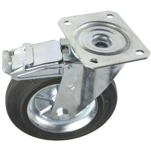 LAG Braked Swivel Castor Wheel, 230kg Capacity, 200mm Wheel - S501873 product image