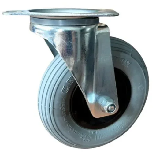 Guitel Hervieu Swivel Castor Wheel, 70kg Capacity, 200mm Wheel - 1356022 product image
