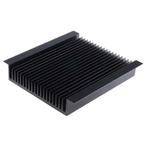 RS PRO Heatsink, Universal Rectangular Alu, 0.32K/W, 250 x 240 x 46mm - 400062 product image