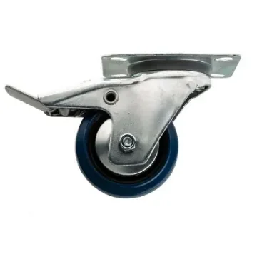 Guitel Hervieu Braked Swivel Castor Wheel, 80kg Capacity, 80mm Wheel - 12757210 product image