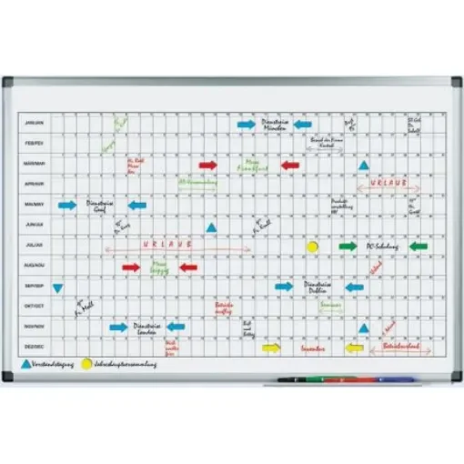 Legamaster Yearly Magnetic Wall Planner - 4110-00 product image