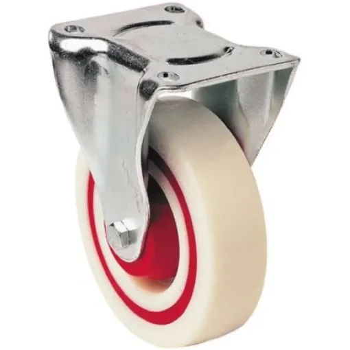 Guitel Hervieu Fixed Castor Wheel, 200kg Capacity, 125mm Wheel - 379967 product image