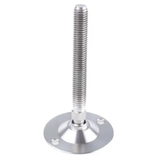 Nu-Tech Engineering M10 Stainless Steel Adjustable Foot, 500kg Static Load Capacity 10° Tilt Angle - A200/002 product image