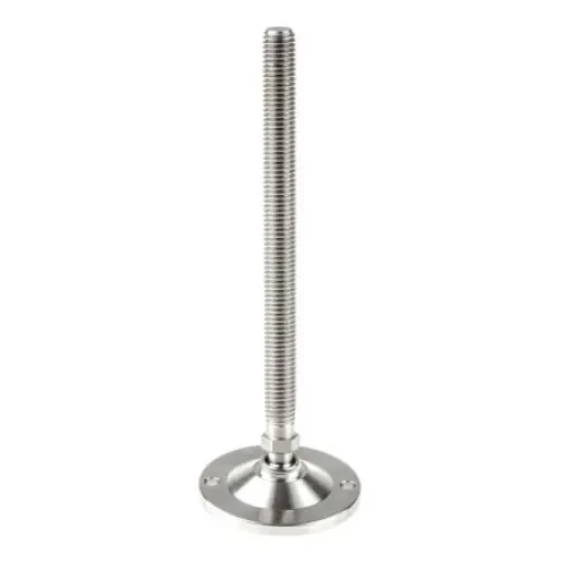Nu-Tech Engineering M12 Stainless Steel Adjustable Foot, 1250kg Static Load Capacity 10° Tilt Angle - A200/008 product image