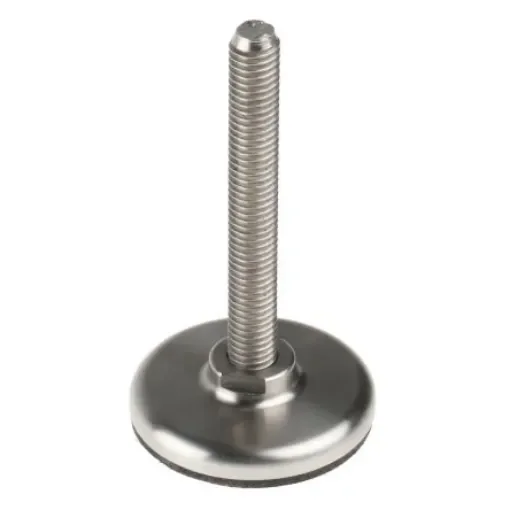 Nu-Tech Engineering M8 Stainless Steel Adjustable Foot, 450kg Static Load Capacity - A300/002 product image