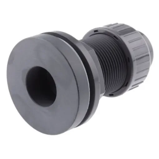 Georg Fischer Plastic Pipe Fitting, Straight Tank Adapter, 3/4in to BSP 3/4in - 161050227 product image