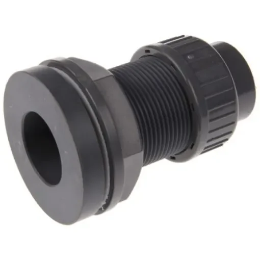 Georg Fischer Plastic Pipe Fitting, Straight Tank Adapter, 1in to BSP 1in - 161050228 product image
