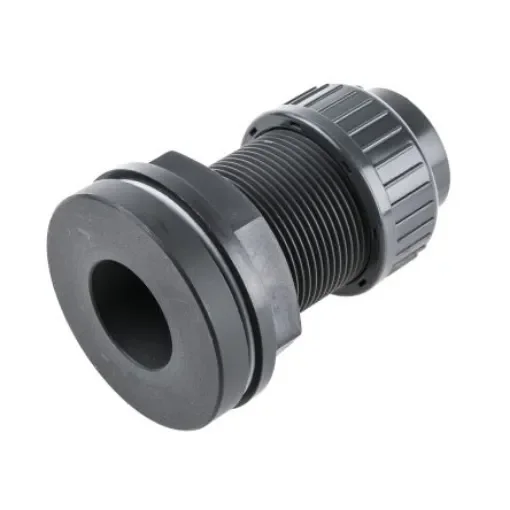 Georg Fischer Plastic Pipe Fitting, Straight Tank Adapter, 32mm to Cement 32mm - 161050248 product image